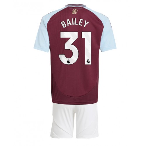 Aston Villa Leon Bailey #31 Domaci Dres za djecu 2024-25 Kratak Rukav (+ Kratke hlače)